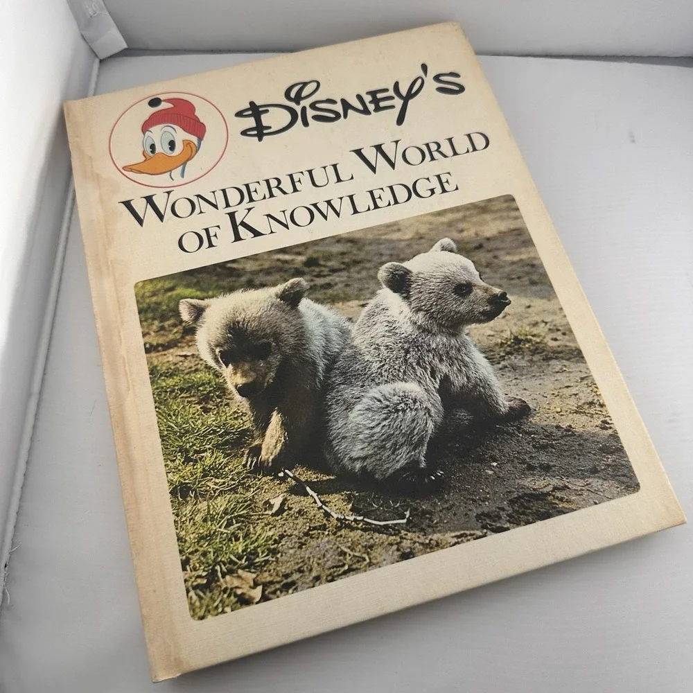 Vtg Disneys Wonderful World of Knowledge Encyclopedia‎ Set 1-3 Childrens Books